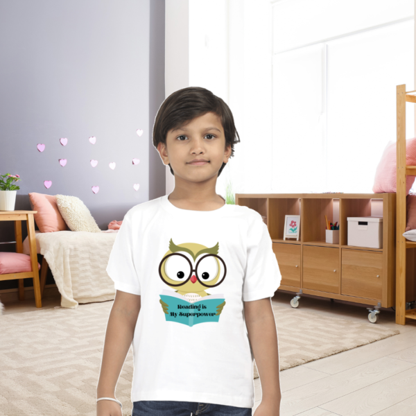 Reading is my Superpower Boys Tshirt