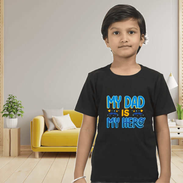 My Dad is My Hero Boys Tshirt