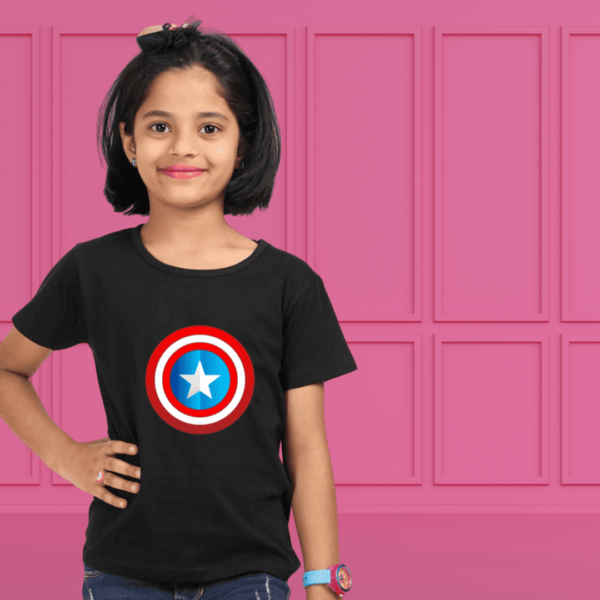 Captain America Girls Tshirt