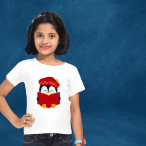 Reading Penguin Girls Tshirt