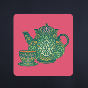 Green Kettle Coaster