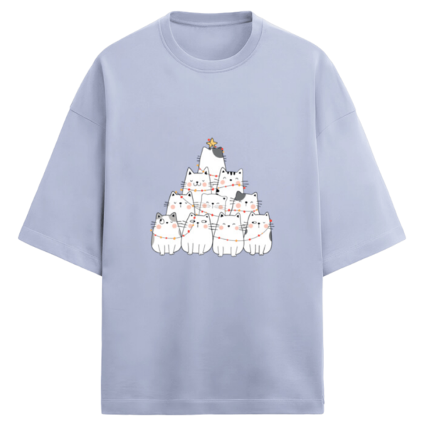 Cats Oversized Terry Tshirt