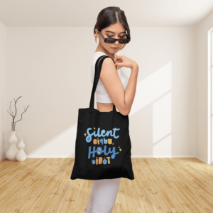 Silent Night Holy Night Tote Bag