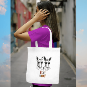 Stay Cool White Large Tote Bag