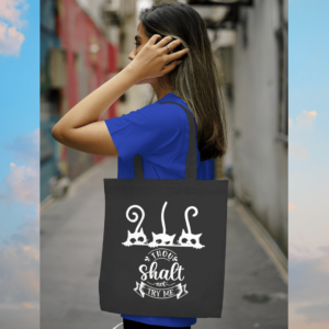 Thou Shalt Not Try Me Large Tote Bag