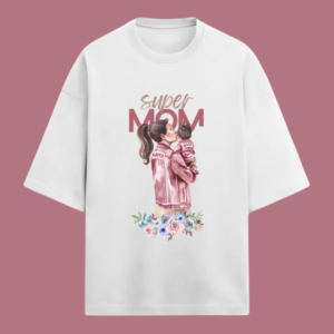 Super Mom Oversized Terry Tshirt