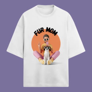 Fur Mom Oversized Terry Tshirt
