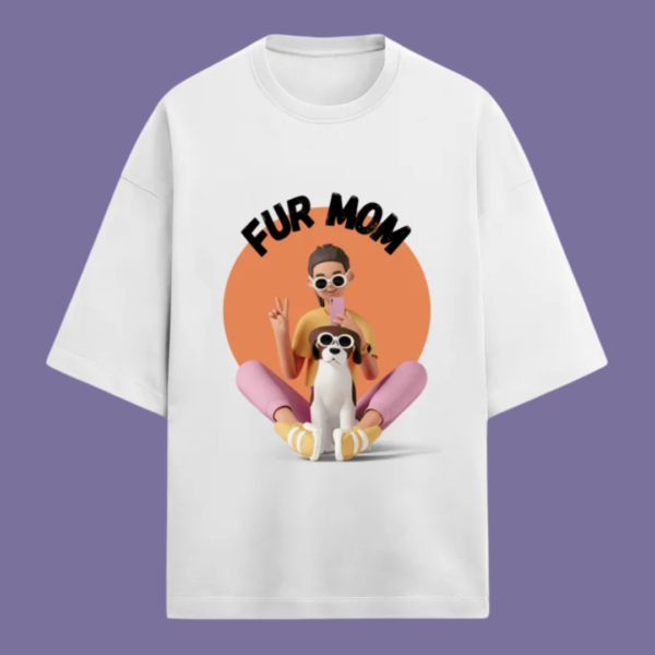 Fur Mom Oversized Terry Tshirt